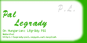 pal legrady business card